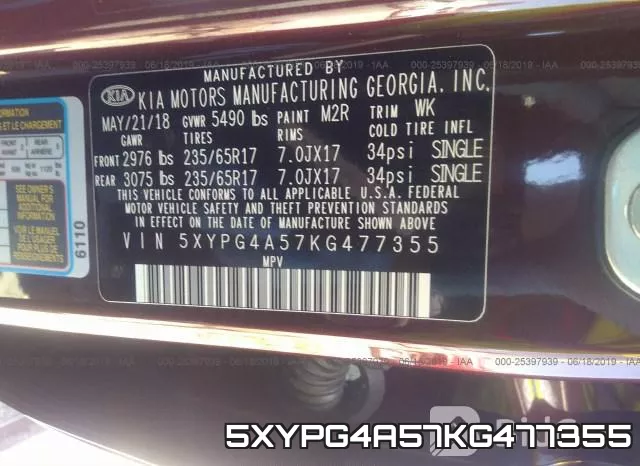 5XYPG4A57KG477355 фото 10