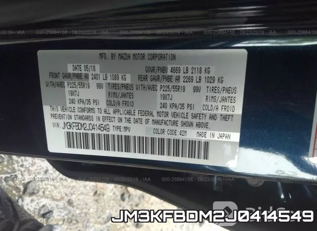 JM3KFBDM2J0414549 фото 10
