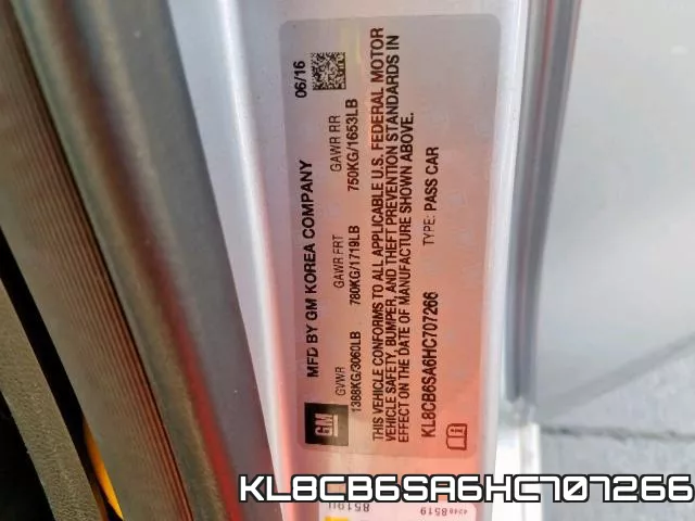 KL8CB6SA6HC707266 фото 2