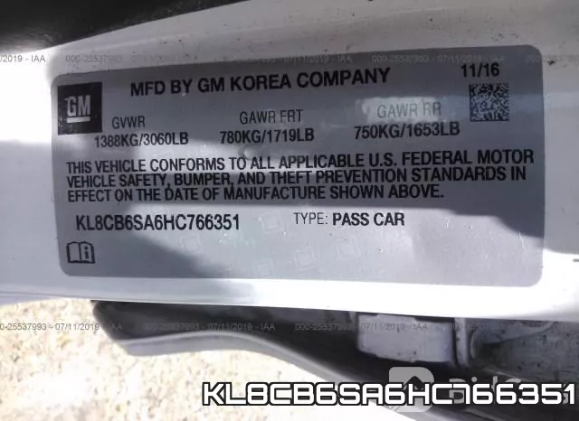 KL8CB6SA6HC766351 фото 10