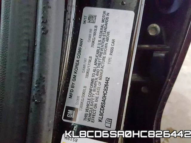 KL8CD6SA0HC826442 фото 2
