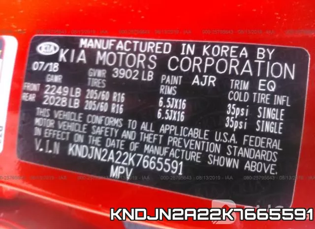 KNDJN2A22K7665591 фото 10