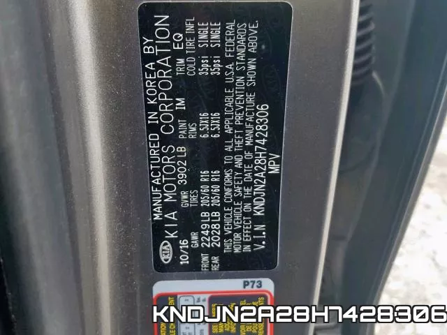 KNDJN2A28H7428306 фото 2