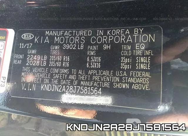 KNDJN2A28J7581564 фото 10