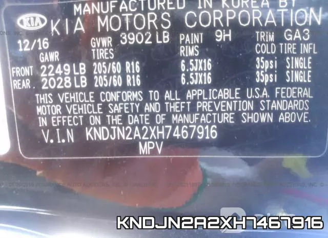 KNDJN2A2XH7467916 фото 10