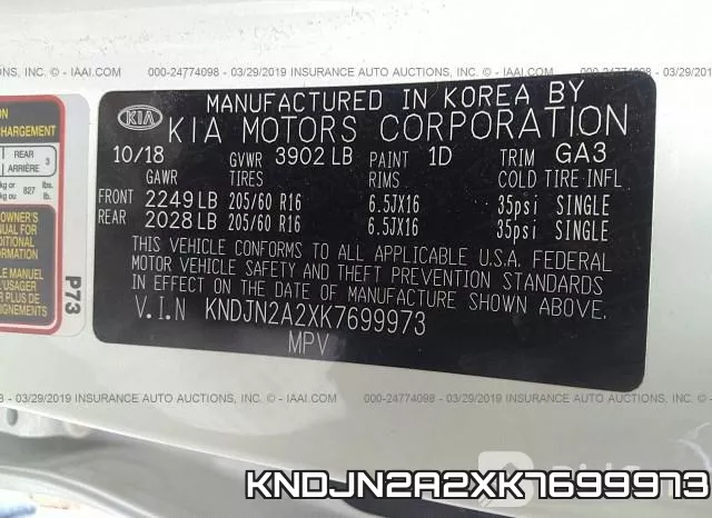KNDJN2A2XK7699973 фото 10
