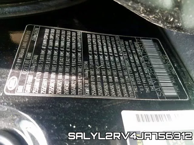 SALYL2RV4JA756312 фото 2