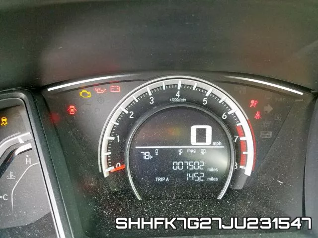 SHHFK7G27JU231547 фото 9