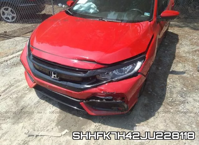 SHHFK7H42JU228118 фото 7