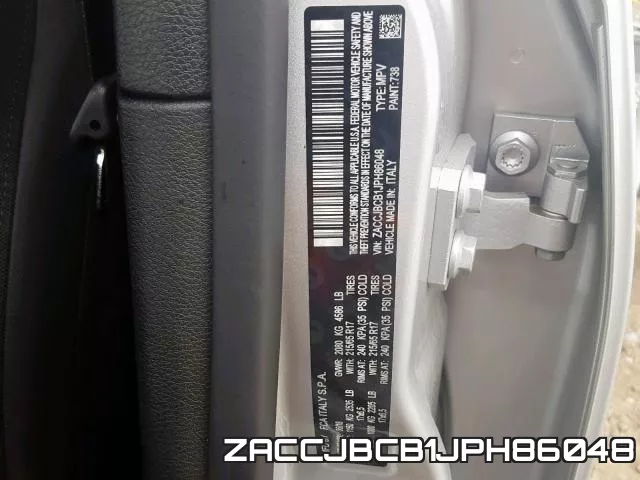 ZACCJBCB1JPH86048 фото 2