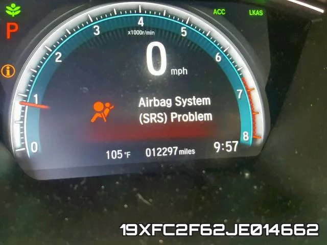 19XFC2F62JE014662 фото 8