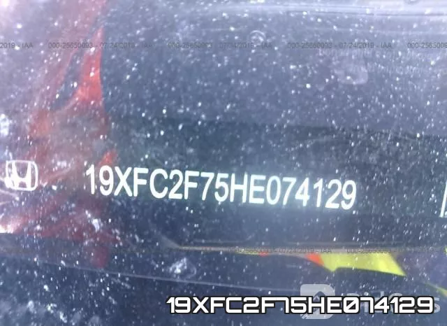 19XFC2F75HE074129 фото 10