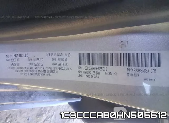 1C3CCCAB0HN505612 фото 10