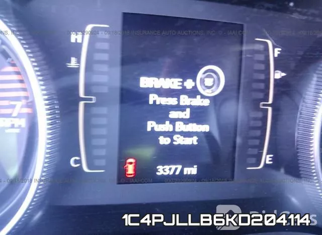 1C4PJLLB6KD204114 фото 8