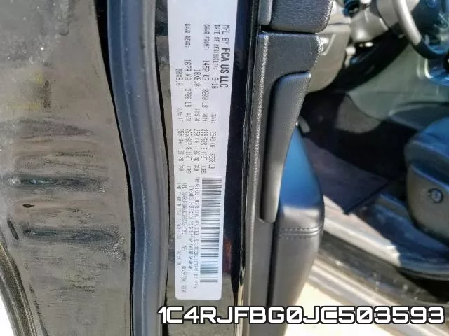 1C4RJFBG0JC503593 фото 2