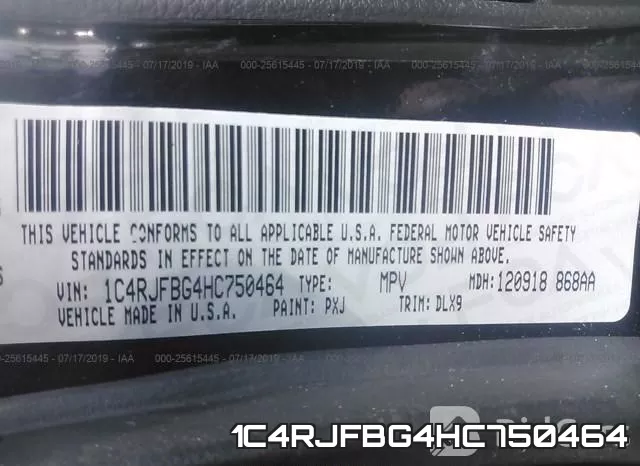 1C4RJFBG4HC750464 фото 10