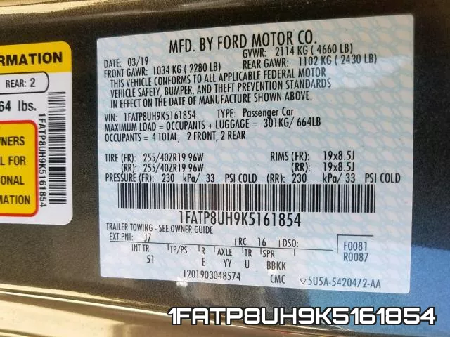 1FATP8UH9K5161854 фото 2