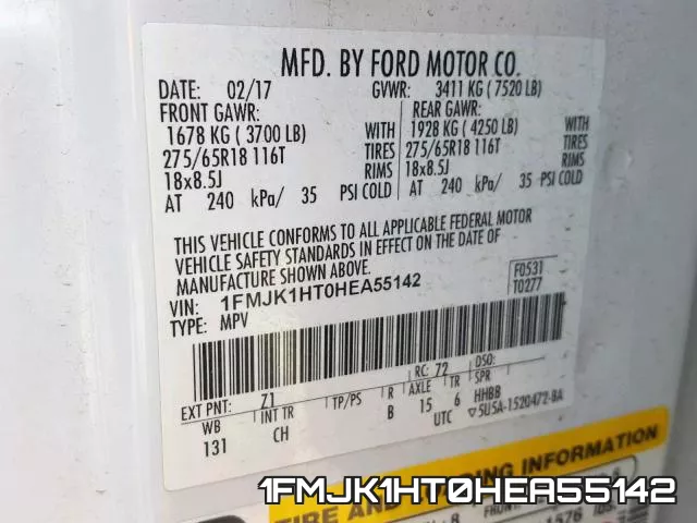1FMJK1HT0HEA55142 фото 2
