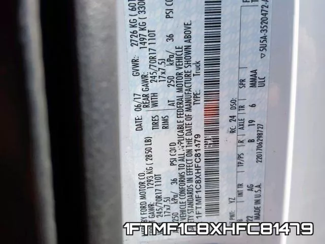 1FTMF1C8XHFC81479 фото 2