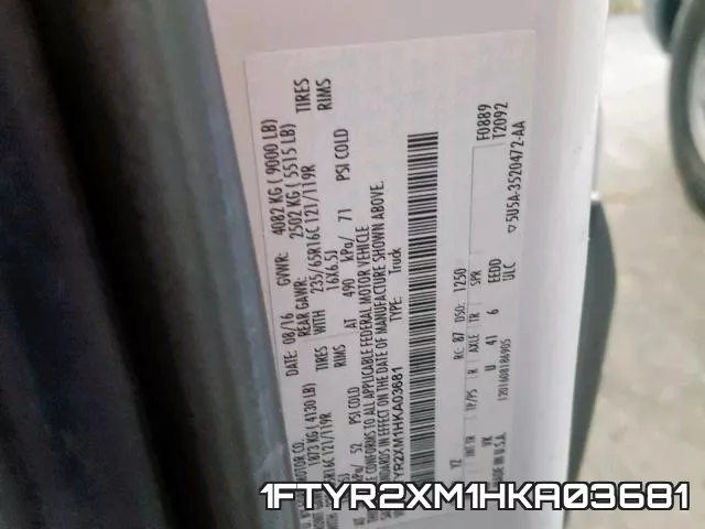 1FTYR2XM1HKA03681 фото 2
