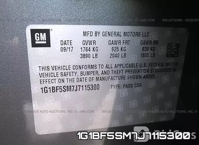 1G1BF5SM7J7115300 фото 10