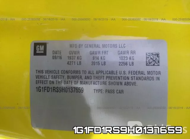 1G1FD1RS9H0137659 фото 10