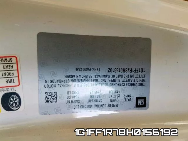 1G1FF1R78H0156192 фото 2