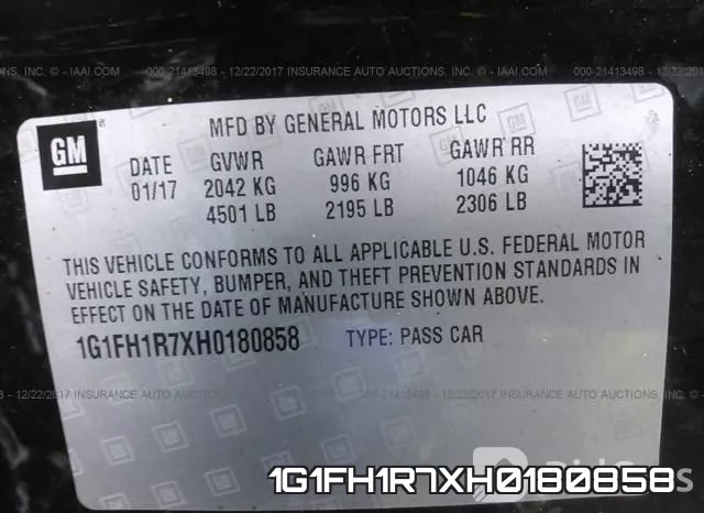 1G1FH1R7XH0180858 фото 10