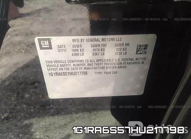 1G1RA6S57HU217798 фото 10