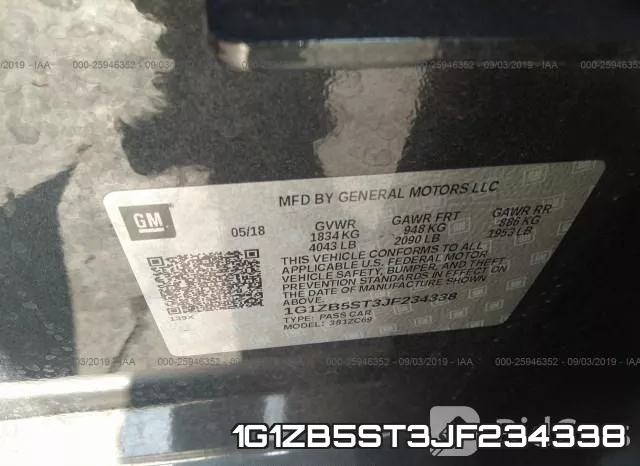 1G1ZB5ST3JF234338 фото 10