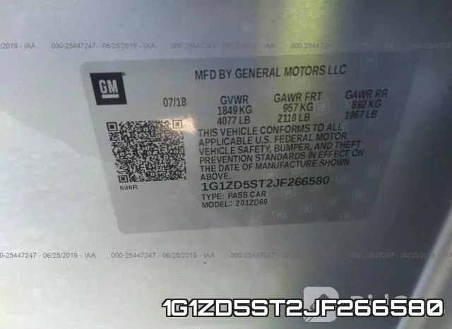1G1ZD5ST2JF266580 фото 10
