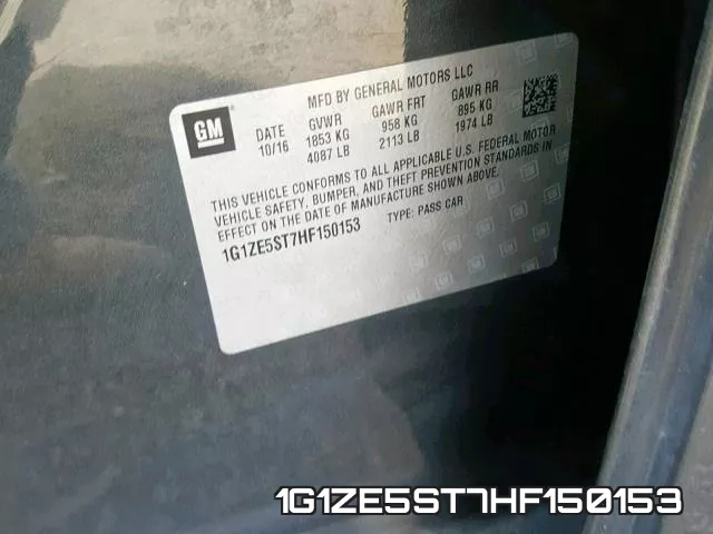 1G1ZE5ST7HF150153 фото 2