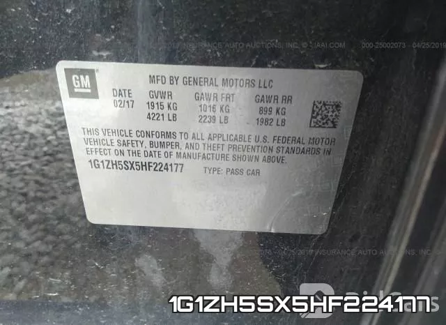 1G1ZH5SX5HF224177 фото 10