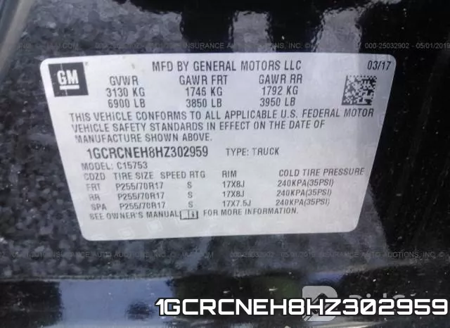 1GCRCNEH8HZ302959 фото 10