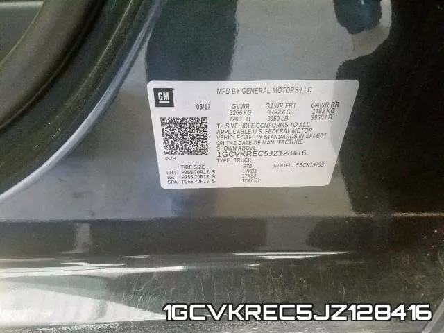 1GCVKREC5JZ128416 фото 2