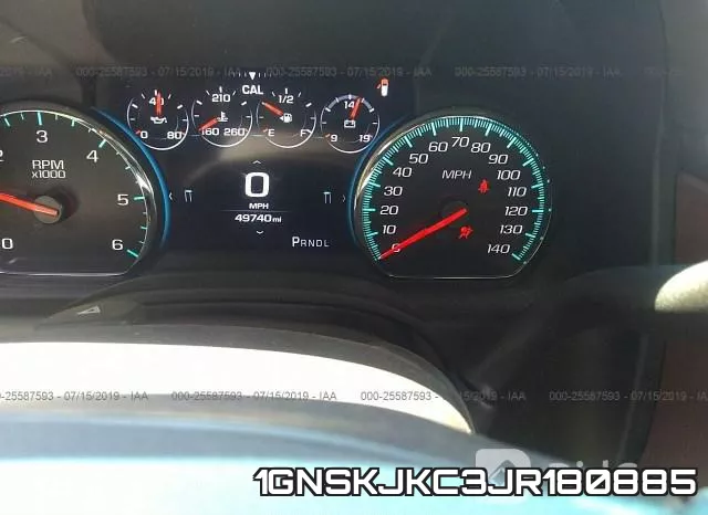1GNSKJKC3JR180885 фото 8