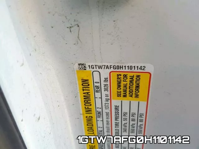 1GTW7AFG0H1101142 фото 2