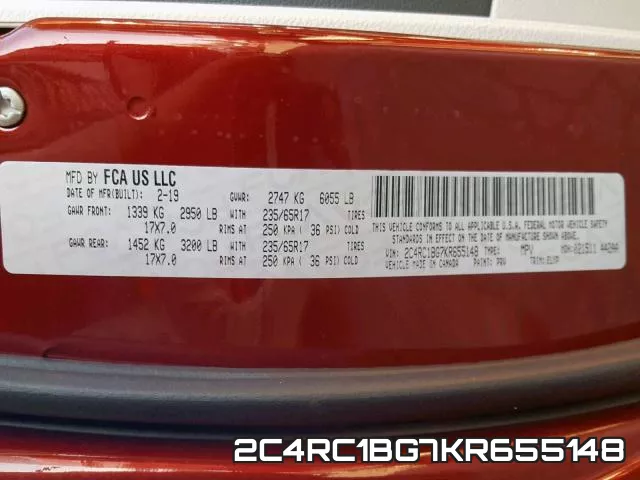 2C4RC1BG7KR655148 фото 2