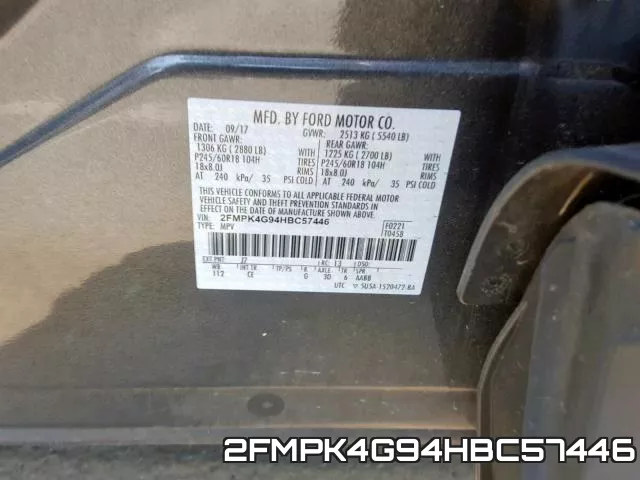 2FMPK4G94HBC57446 фото 2