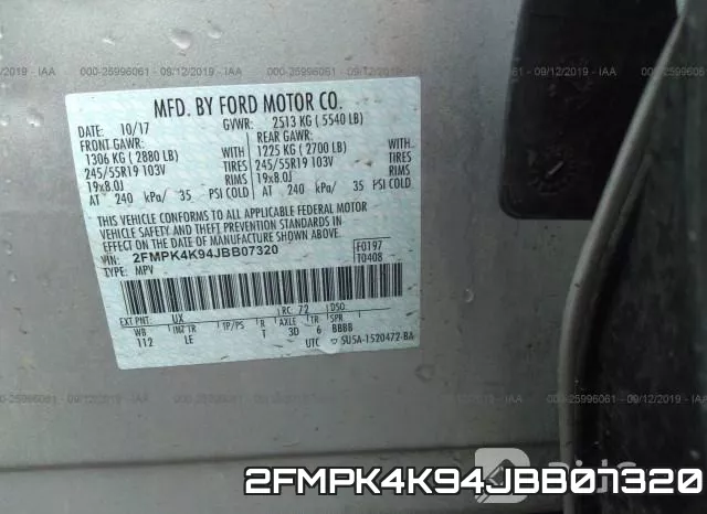 2FMPK4K94JBB07320 фото 10