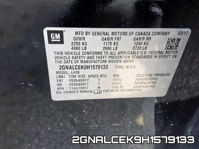 2GNALCEK9H1579133 фото 2