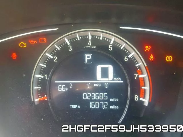 2HGFC2F59JH533950 фото 9