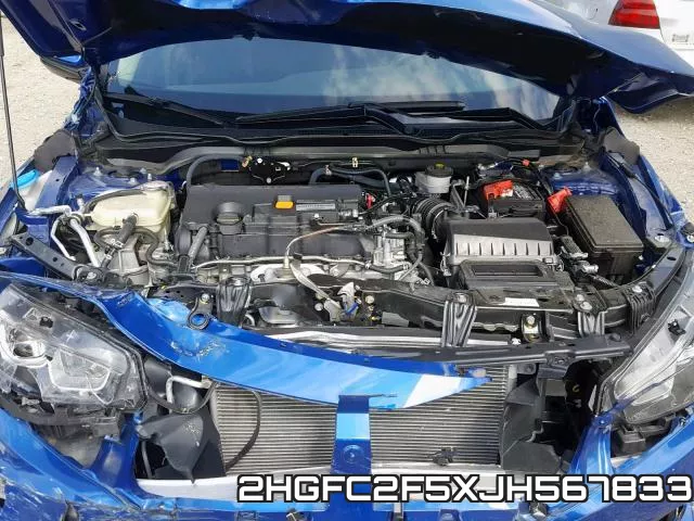 2HGFC2F5XJH567833 фото 8