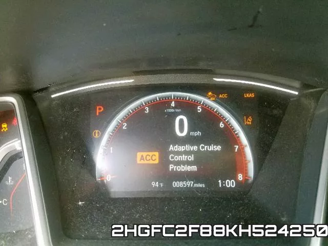 2HGFC2F88KH524250 фото 8