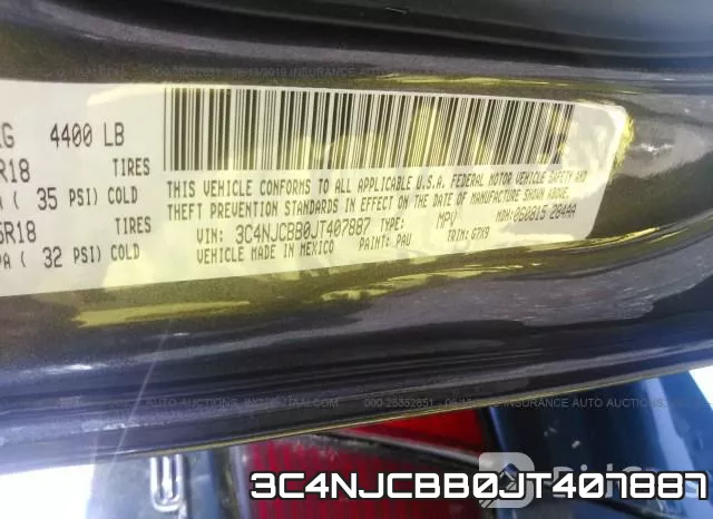 3C4NJCBB0JT407887 фото 10