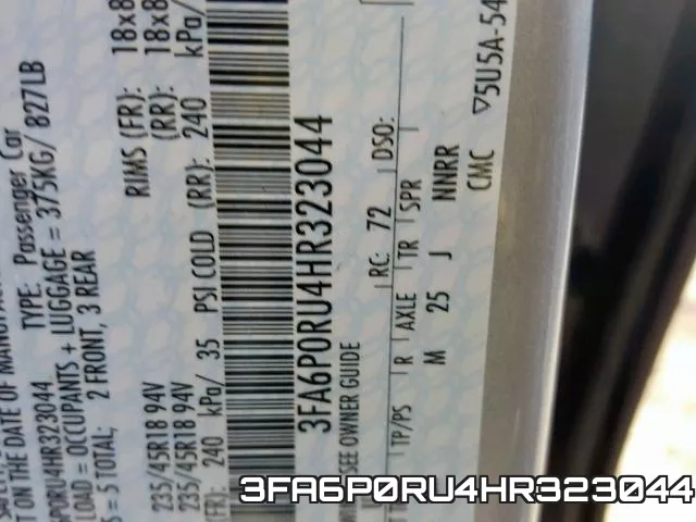 3FA6P0RU4HR323044 фото 2