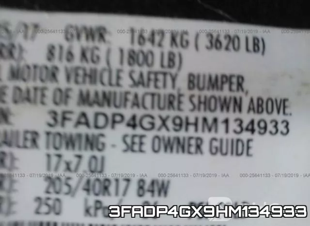 3FADP4GX9HM134933 фото 10