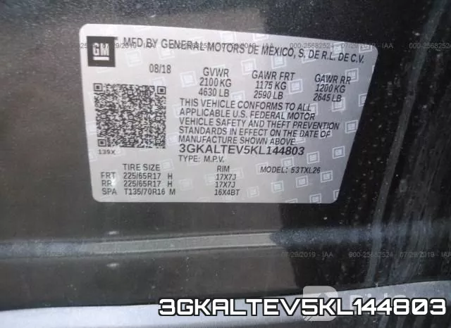 3GKALTEV5KL144803 фото 10