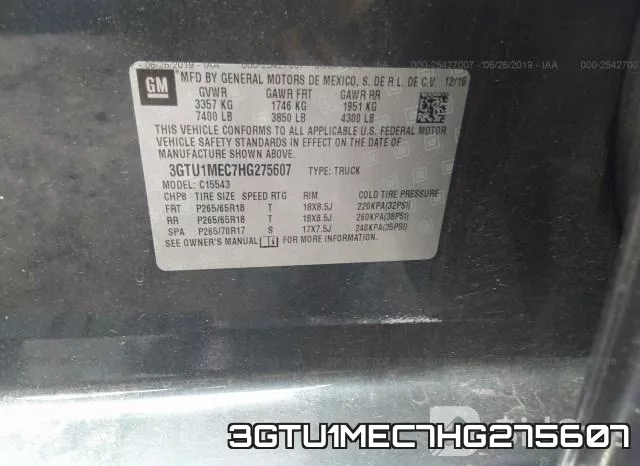 3GTU1MEC7HG275607 фото 10