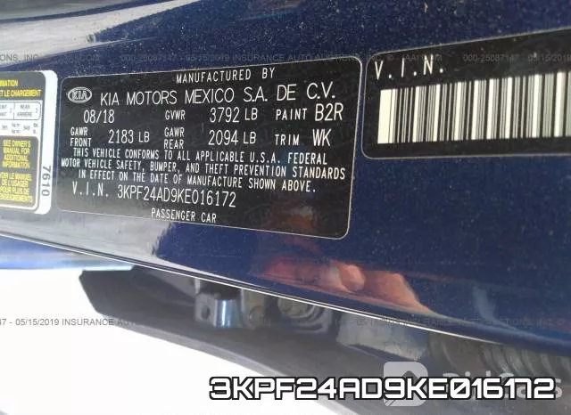 3KPF24AD9KE016172 фото 10